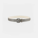 Sequin PU Leather Belt - Trendsi - Flyclothing LLC