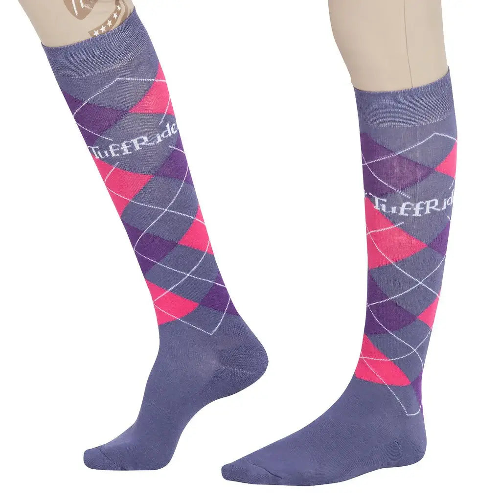 TuffRider Argyle Knee Hi Socks - Breeches.com - Flyclothing LLC