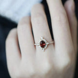 925 Sterling Silver Zircon Ring - Trendsi
