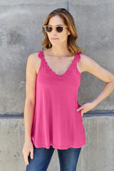 Basic Bae Full Size Lace Detail V-Neck Cutout Cami - ShopBasicbae - Flyclothing LLC