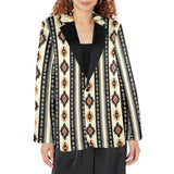 Baha Ranch Colores De Mexico Mariachi Aztec Women's Blazer