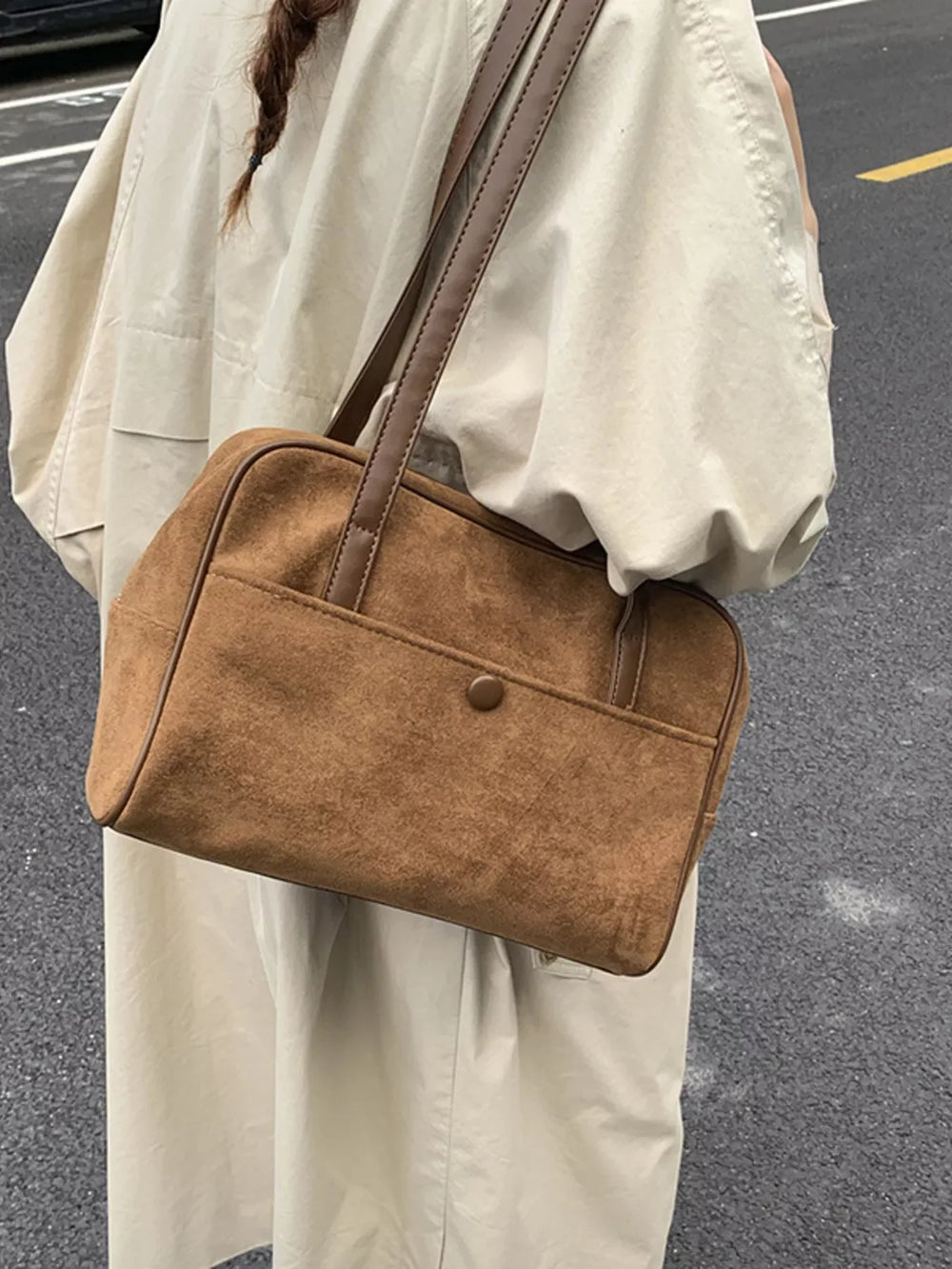 Vintage Handbag with Charm - Trendsi - Flyclothing LLC