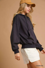 Umgee Zip-Up Fleece Hooded Jacket - Trendsi - Flyclothing LLC
