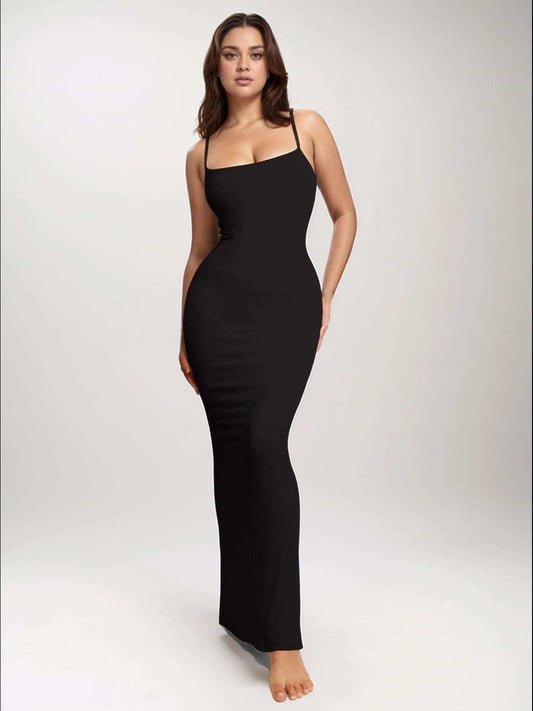 Basic Bae Built-In Shapewear Sleeveless Maxi Dress - Trendsi - Flyclothing LLC