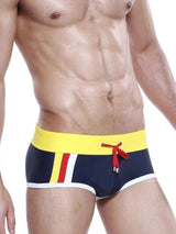 Men's Drawstring Contrast Swim Shorts - Trendsi - Flyclothing LLC