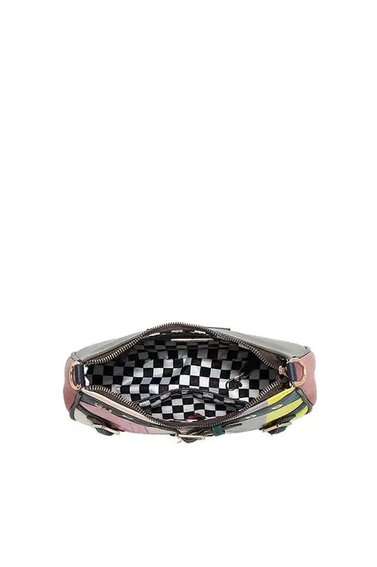 Nicole Lee USA Crescent Shaped Crossbody Bag - Trendsi - Flyclothing LLC