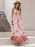 Printed Scoop Neck Cami Dress - Trendsi