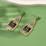 Whiskey Bottle Dangle Earrings - Trendsi - Flyclothing LLC