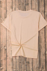 Pumpkin Graphic Round Neck Short Sleeve T-Shirt - Trendsi - Flyclothing LLC