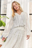 ADORA Cotton Peasant Top - Trendsi - Flyclothing LLC