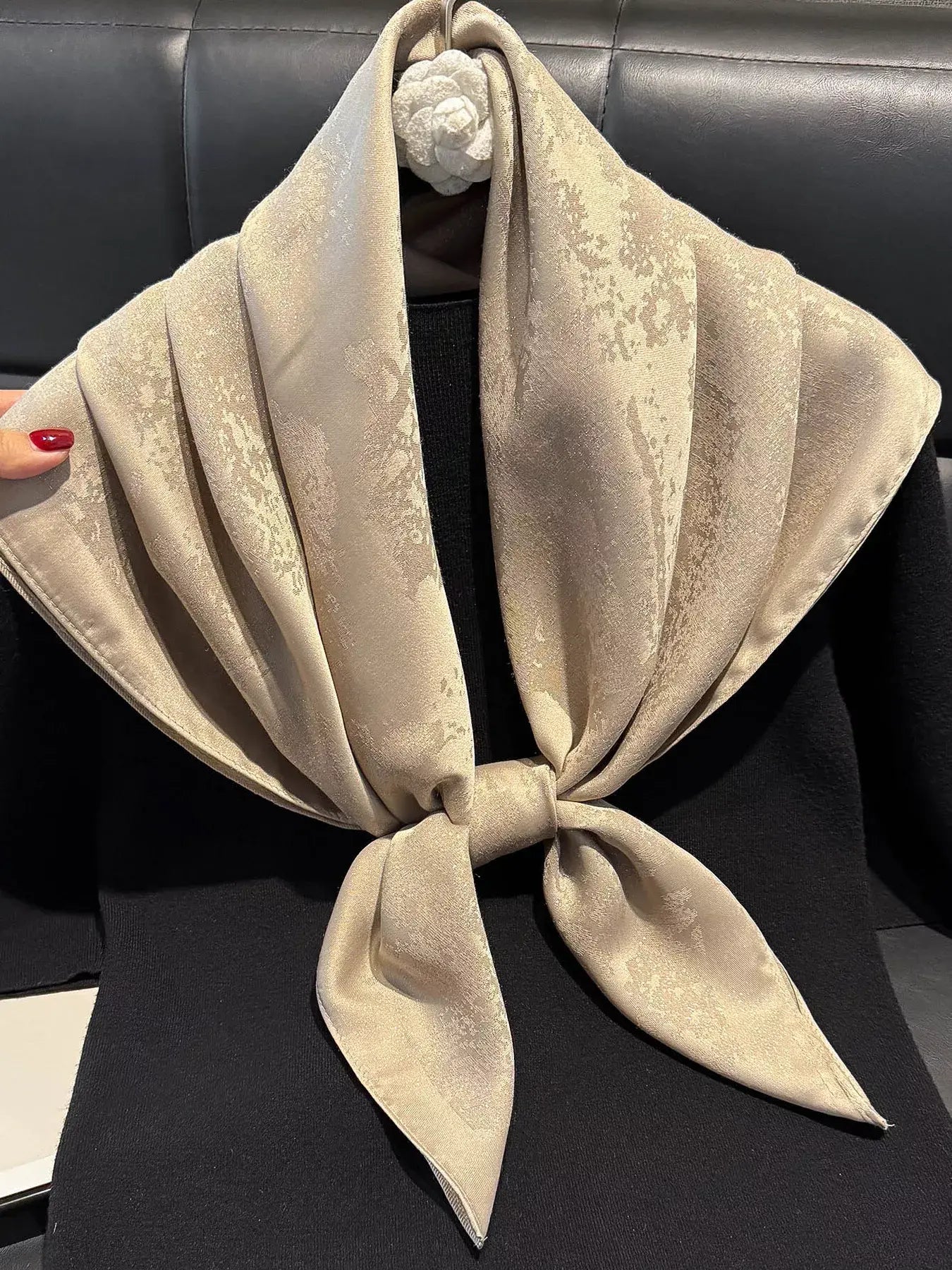Lightweight Silk Scarf - Trendsi - Flyclothing LLC