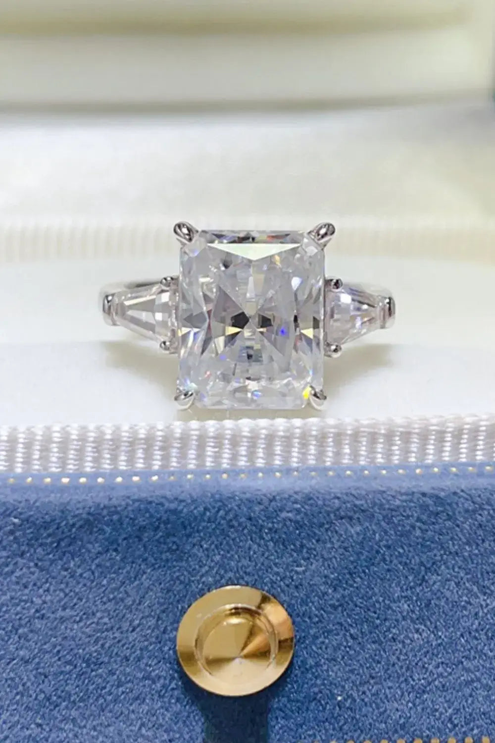 5 Carat Moissanite 925 Sterling Silver Ring - Trendsi - Flyclothing LLC