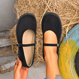 Round Toe Slip-Ons - Trendsi - Flyclothing LLC