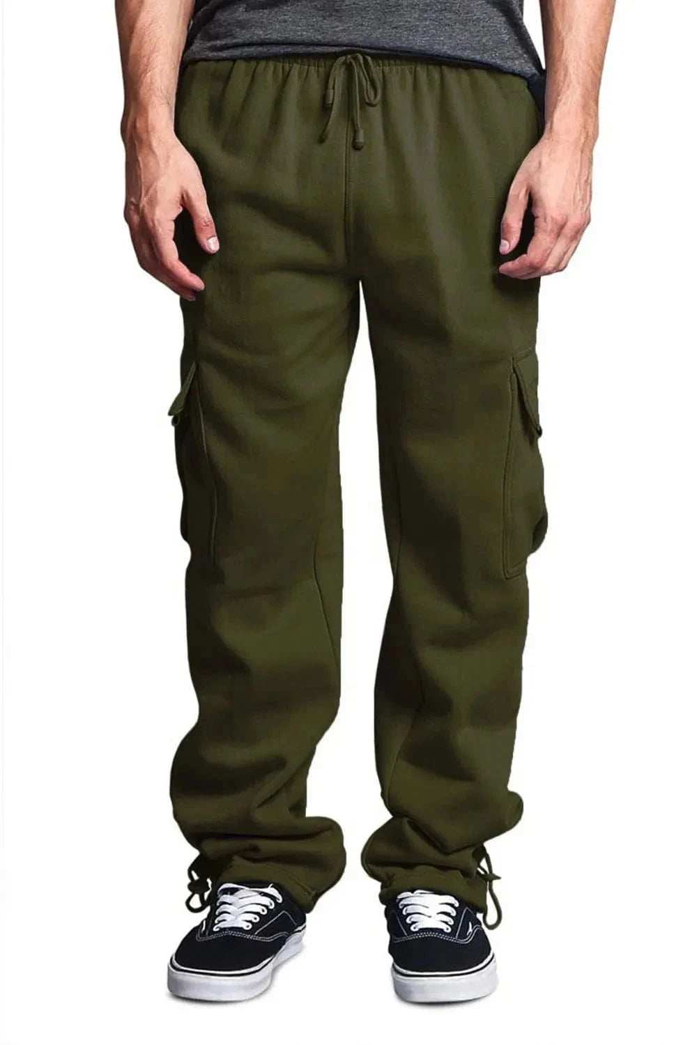 Men's Full Size Drawstring Pants Plus Size - Trendsi - Flyclothing LLC