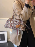 Leopard Adjustable Strap Shoulder Bag - Trendsi - Flyclothing LLC