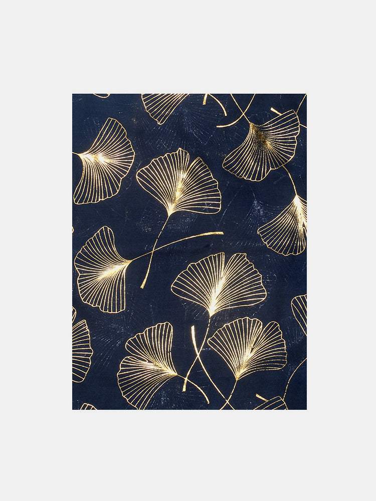 Ginkgo Leaf Polyester Scarf - Trendsi - Flyclothing LLC
