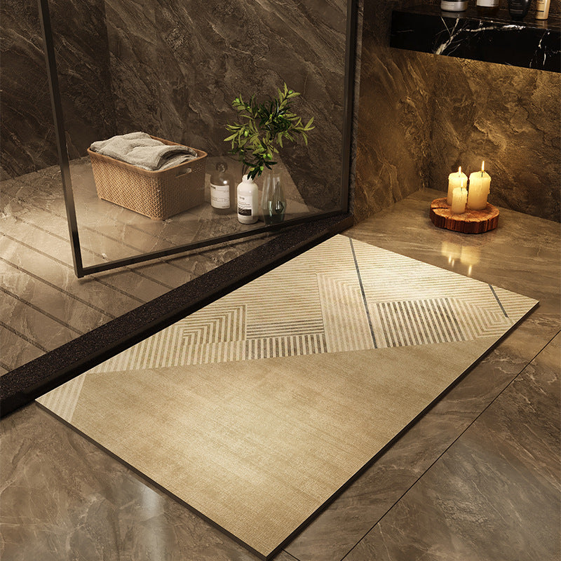 Printed Quick-drying Water-absorbent Bathroom Floor Mat