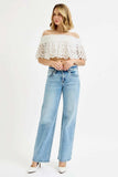 RISEN Full Size Low Rise Ankle Boyfriend Distressed Jeans Plus Size - Trendsi - Flyclothing LLC