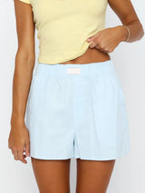 Elastic Waist Shorts - Trendsi - Flyclothing LLC