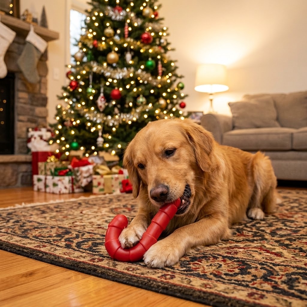 Candy Cane Nylon Dog Toy for Aggressive Chewers | USA Made | SodaPup - SodaPup/True Dogs, LLC - Flyclothing LLC