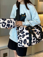 Oxford Cloth Leopard 2-Piece Bag Set - Trendsi