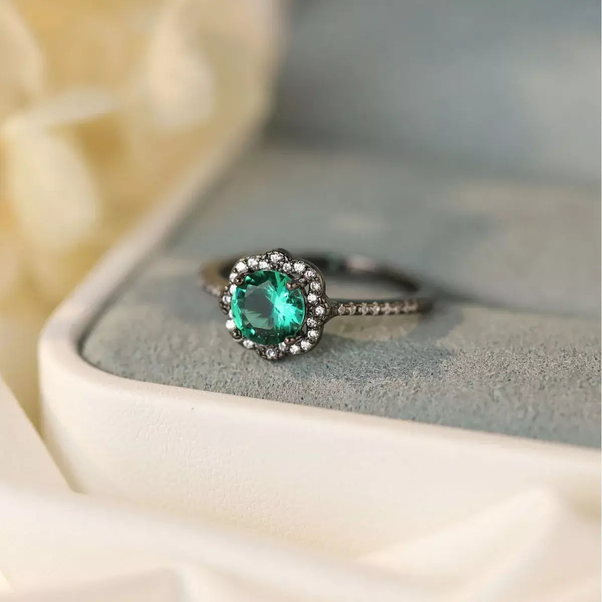 925 Sterling Silver Zircon Minimalist Ring - Trendsi - Flyclothing LLC