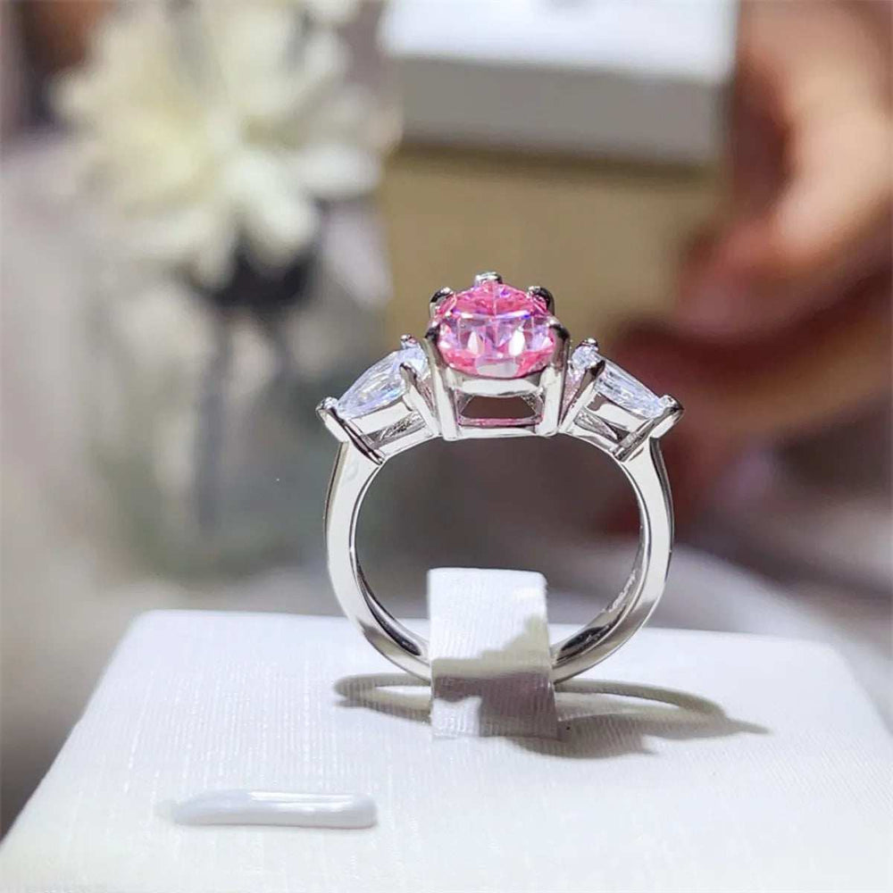 2 Carat 925 Sterling Silver Moissanite Ring - Trendsi - Flyclothing LLC