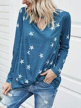 Cutout Round Neck Long Sleeve T-Shirt - Trendsi - Flyclothing LLC