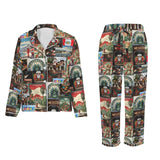 Baha Ranch Colores De Mexico Destination Mexico Satin Pajamas
