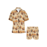 Baha Ranch Western Grunge Women's Western Pajama Set