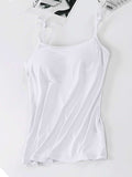 Scoop Neck Adjustable Strap Cami - Trendsi - Flyclothing LLC