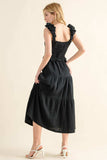 And The Why Smocked Ruffled Tiered Dress - Trendsi - Flyclothing LLC