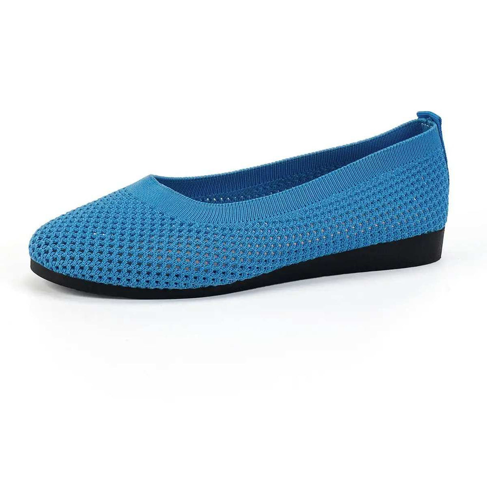 Solid Color Mesh Flat Slip-Ons - Trendsi - Flyclothing LLC
