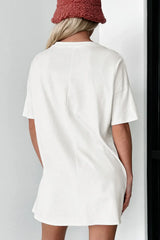 Lucky Clover Round Neck Short Sleeve T-Shirt - Trendsi - Flyclothing LLC