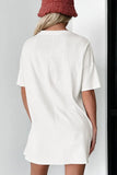 Lucky Clover Round Neck Short Sleeve T-Shirt - Trendsi
