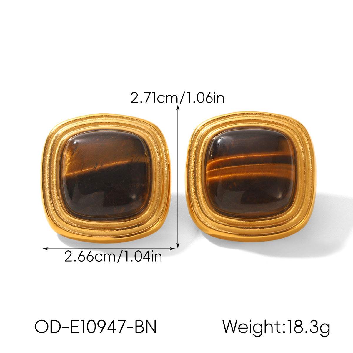 Vintage Personalized Non-fading Titanium Steel Earrings For Women - My Store - Flyclothing LLC