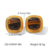 Vintage Personalized Non-fading Titanium Steel Earrings For Women - My Store - Flyclothing LLC