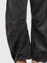 Corduroy Wide Leg Pants - Trendsi - Flyclothing LLC