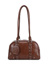 Vintage Style Leather Shoulder Bag - Trendsi - Flyclothing LLC