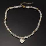 Pearl & Heart Pendant Necklace - Trendsi - Flyclothing LLC