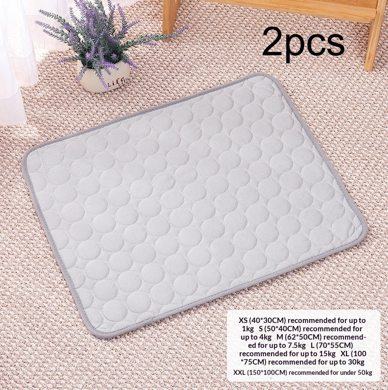 Pet Sofa Cooling Ice Silk Pad Temperature Lowering Sleeping Mat