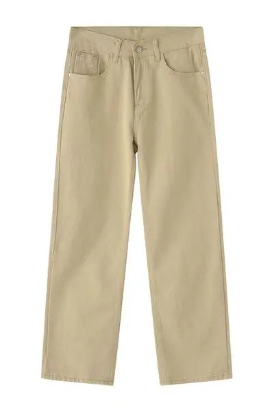 Mid Rise Jeans with Pockets - Trendsi - Flyclothing LLC