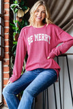 Heimish Ribbed Exposed Seam Long Sleeve T-Shirt - Trendsi