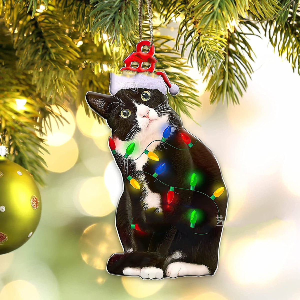 Black Cat Christmas Halloween Decoration Cat Decoration Pendant - My Store - Flyclothing LLC