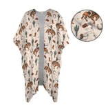 Baha Ranch Rodeo Cowboy Western Duster Kimono Coverup - Baha Ranch Western Wear - Flyclothing LLC