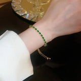 Alloy Zircon Bracelet - Trendsi - Flyclothing LLC