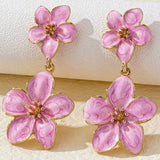 Flower Dangle Earrings - Trendsi - Flyclothing LLC