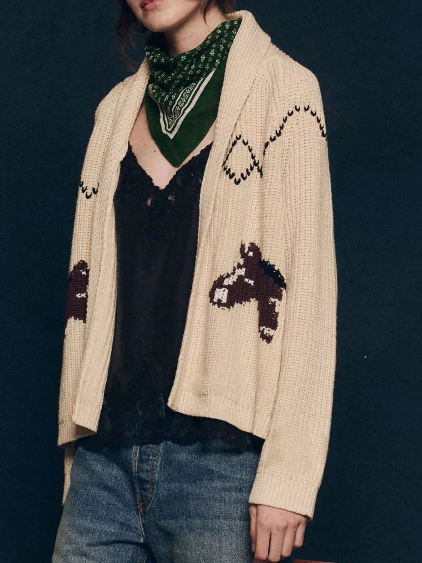 Open Front Long Sleeve Cardigan - Trendsi - Flyclothing LLC