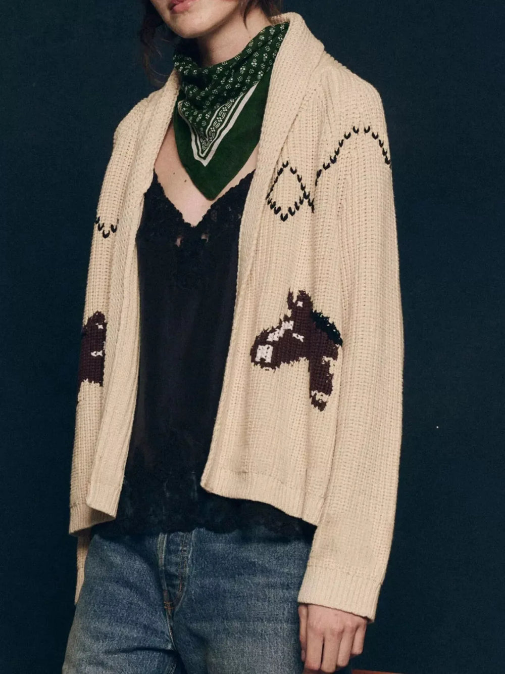 Open Front Long Sleeve Cardigan - Trendsi - Flyclothing LLC