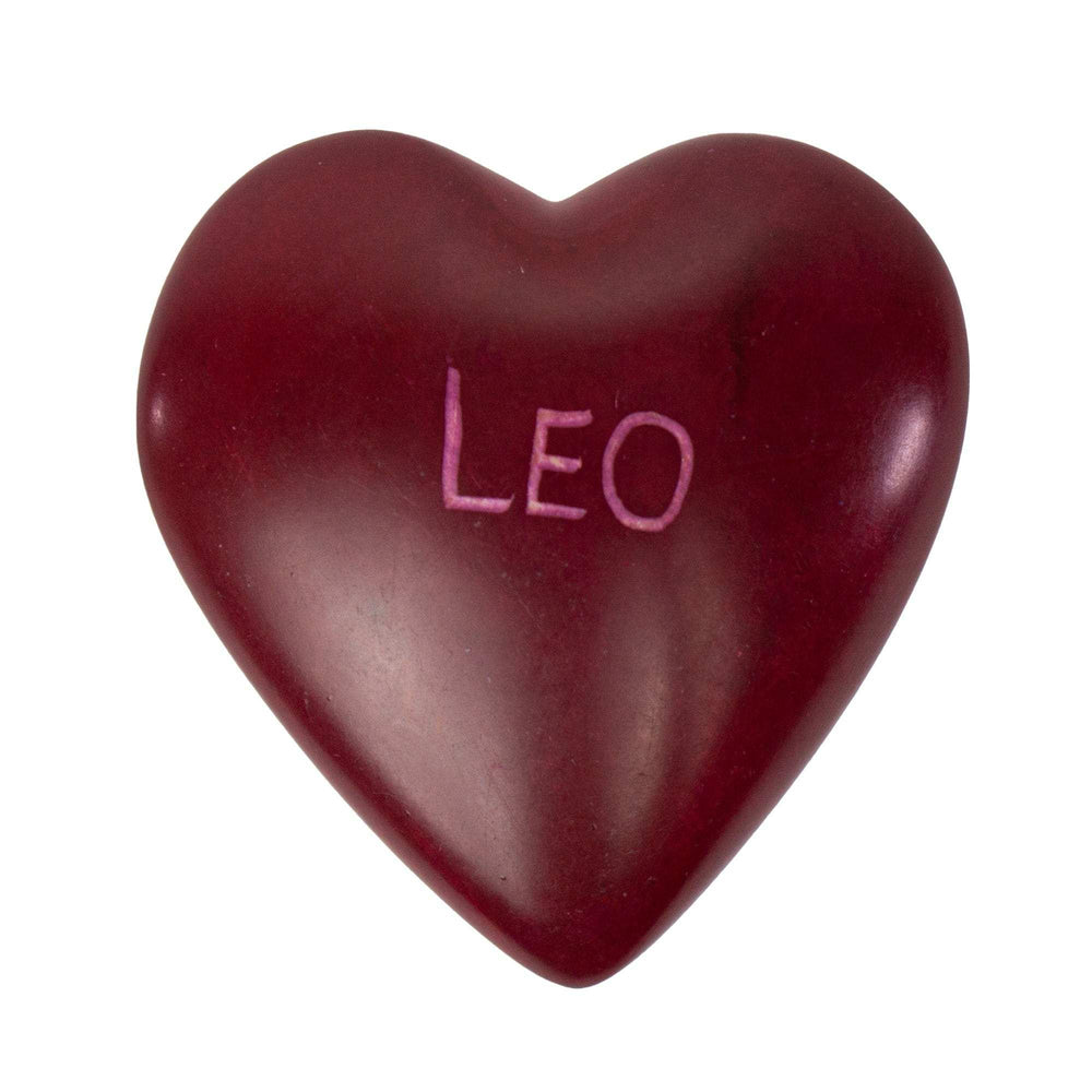 Zodiac Soapstone Hearts, Pack of 5: LEO - SMOLArt - Flyclothing LLC